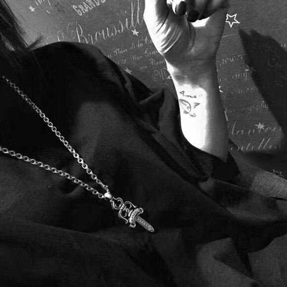 Chrome Heart Great Sword Thick Necklace - Picture 9 of 14